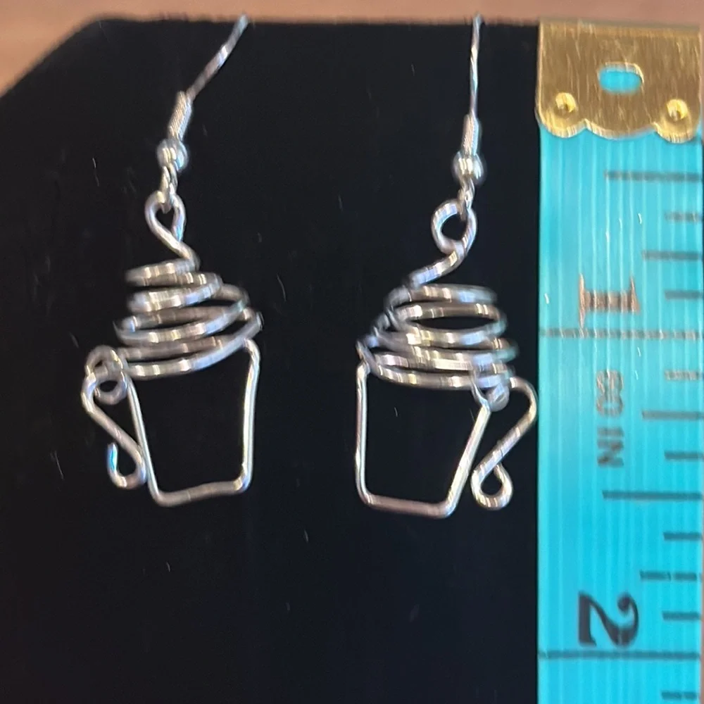Silver Wire Handmade Coffee Cup Whip Cream - Picture 5 of 7